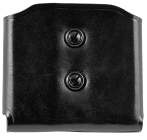 Galco Double Style Magazine carrier for SIG P220 or 1911 45 ACP mags features a black leather construction